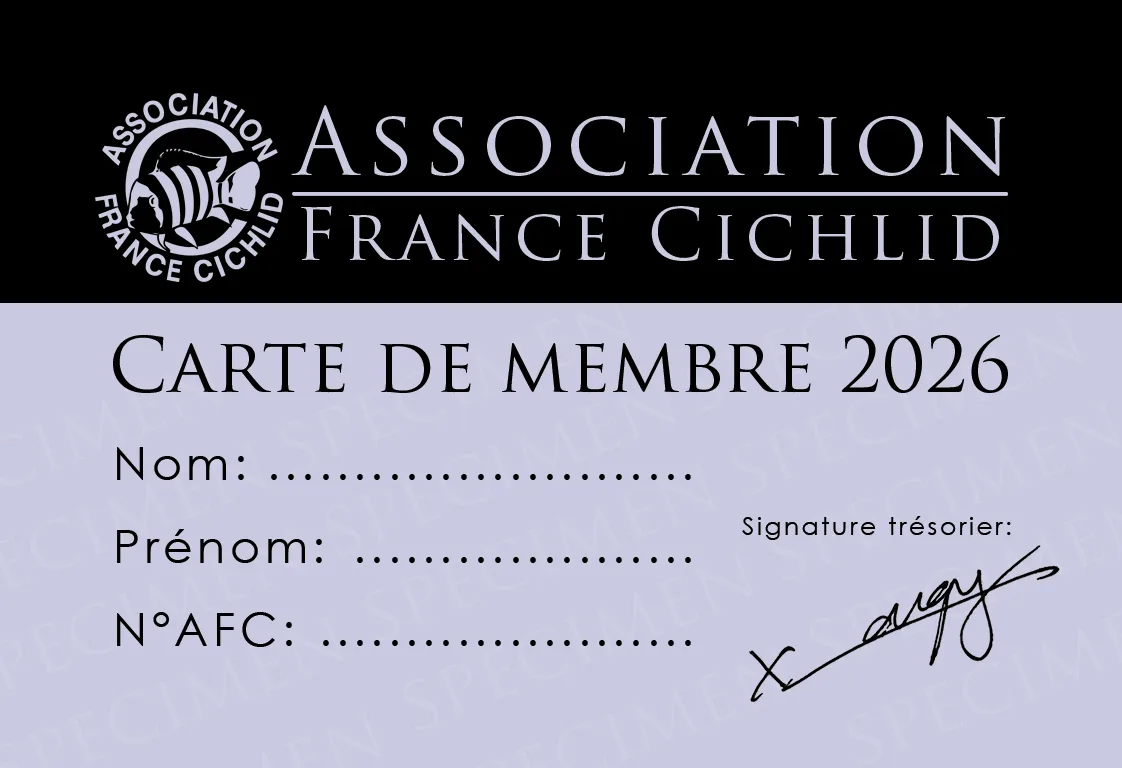 Adhésion association France Cichlid